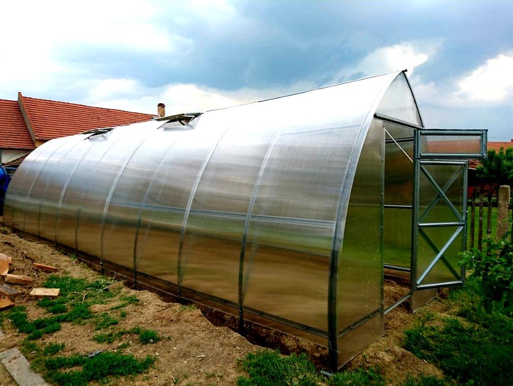 ZAHRADNÍ SKLENÍK STRELKA VOLYA LLC - 4,0 x 2,6 m - PC 4 mm