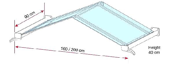 VCHODOVÁ STŘÍŠKA GUTTAVORDACH GV/T BÍLÁ/ČIRÁ - 200 x 90 cm