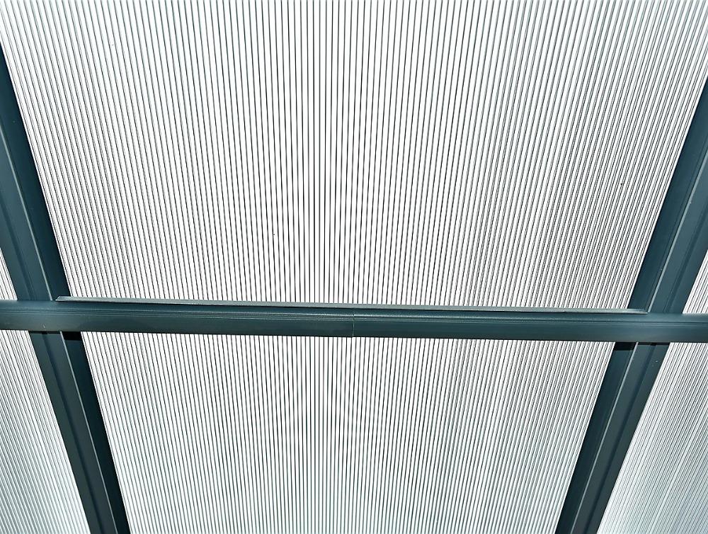 HLINÍKOVÁ PERGOLA GUTTA BW 9 BRONZOVÁ - 5,57 x 3,03 m