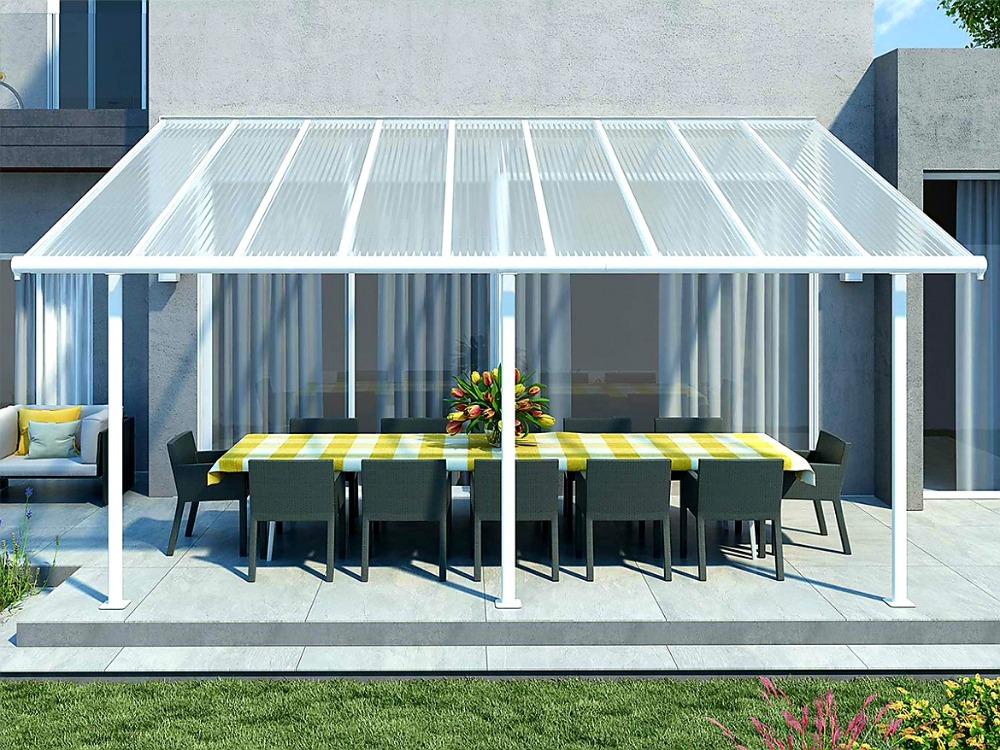 HLINÍKOVÁ PERGOLA SIERRA PALRAM ANTRACIT - 3,0 x 3,0 m