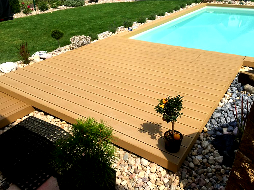 TERASOVÉ PRKNO TECHNODECK WPC DUB - 14 x 2,5 x 400 cm