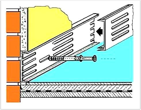 DIFÚZNÍ LIŠTA PRO VLHKÉ ZDIVO VNĚJŠÍ - 200 x 7 x 1,4 cm