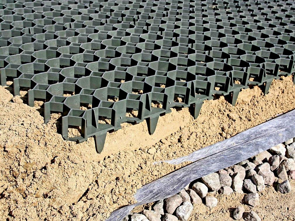 Zatravňovací dlaždice Prodomos Line Profi Limes černá - 50 x 50 x 6,2 cm