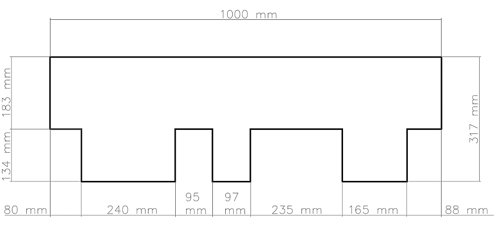 STŘEŠNÍ ŠINDEL GUTTATEC TOPGLASS IRREGULAR HNĚDÁ - 100 x 31,7 cm