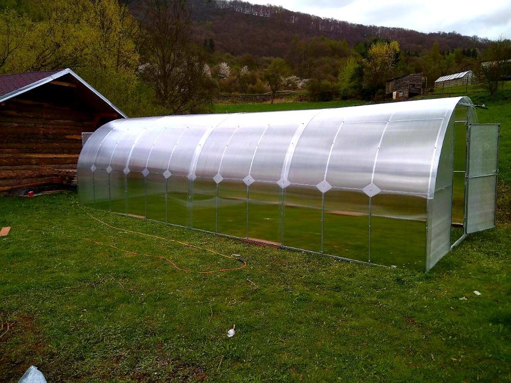 ZAHRADNÍ SKLENÍK TRJOSKA VOLYA LLC - 4,0 x 3,0 m - PC 4 mm