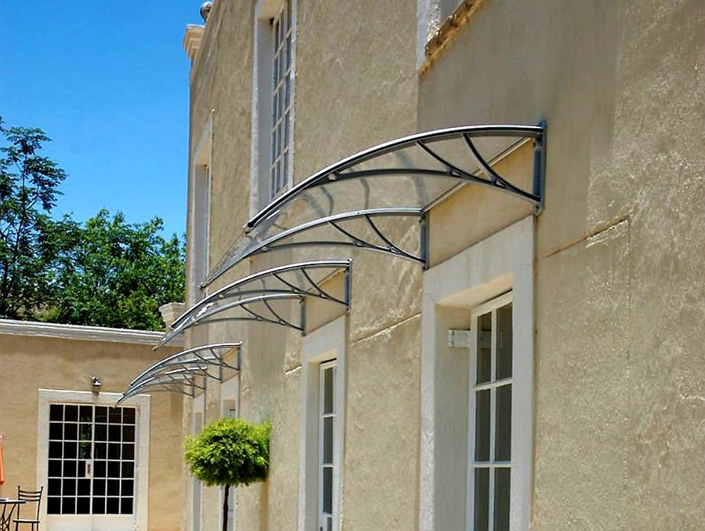 PRODLOUŽENÍ VCHODOVÉ STŘÍŠKY MODULO ČERNÁ/BRONZ - 120 x 60 cm