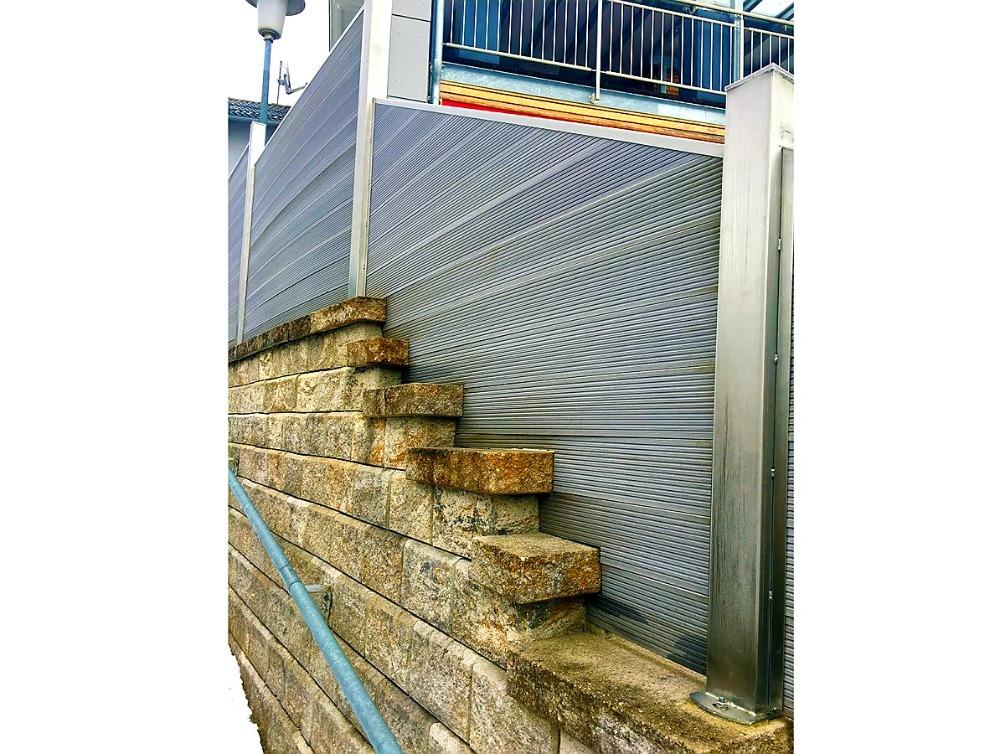 TERASOVÉ PRKNO WPC GUTTADECK STRONG DARK GREY - 14 x 2 x 290 cm