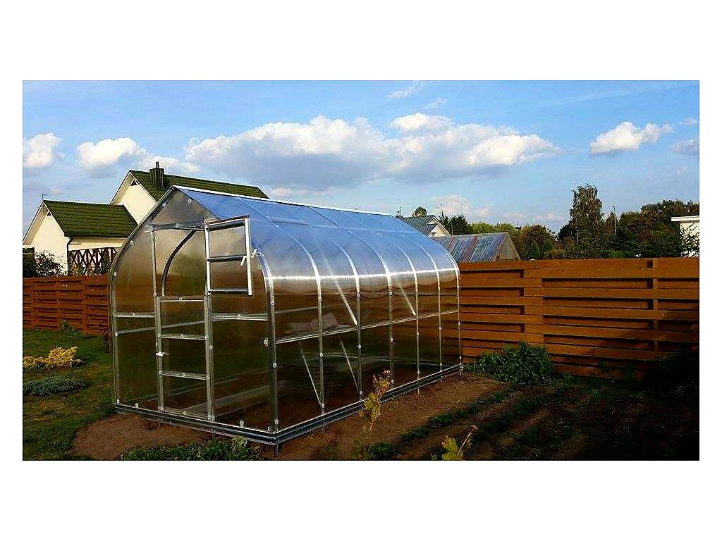 ZAHRADNÍ SKLENÍK COVERTEC STANDARD PROFI - 8,0 x 2,5 m - PC 6 mm