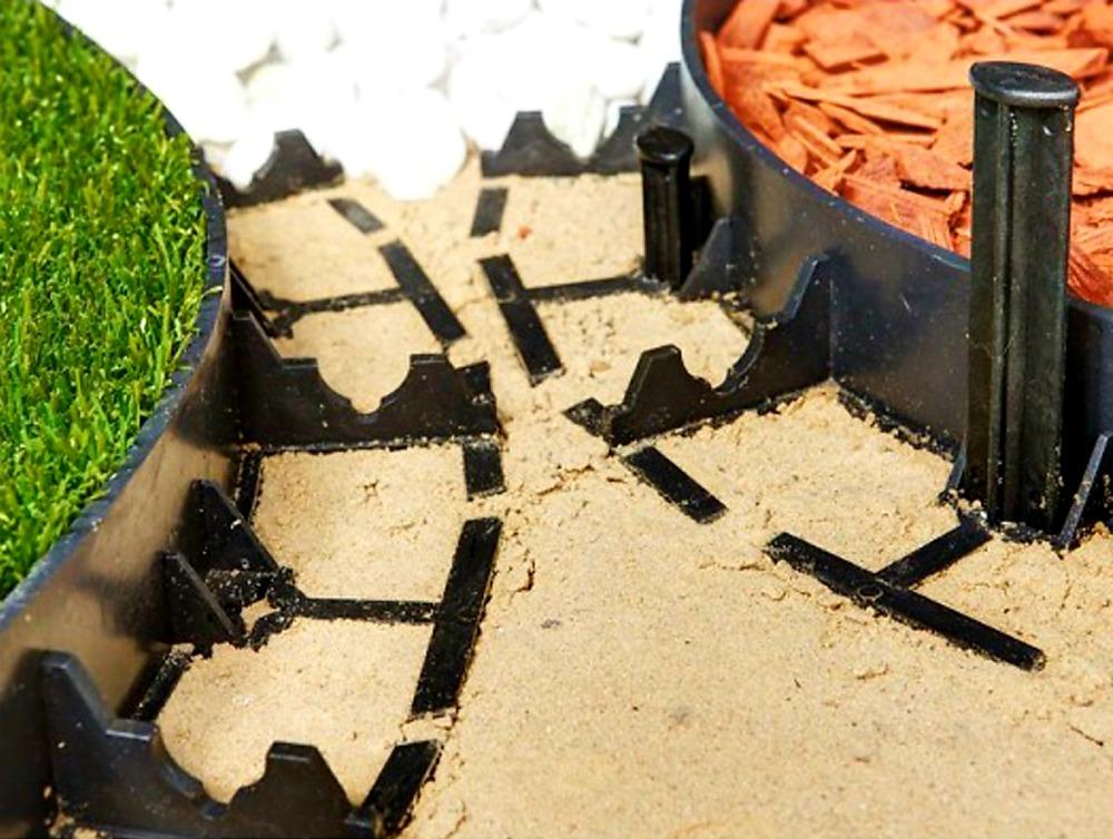 ZAHRADNÍ OBRUBNÍK COVERGARDEN ZELENÁ - 8,0 x 100 cm