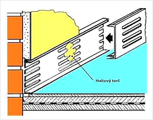 DIFÚZNÍ LIŠTA PRO VLHKÉ ZDIVO VNĚJŠÍ - 200 x 7 x 1,4 cm