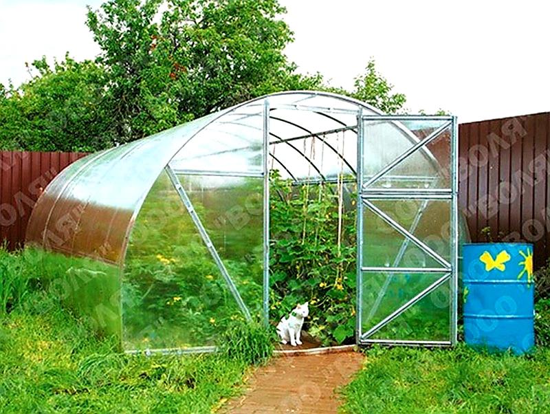 ZAHRADNÍ SKLENÍK ECONOM VOLYA LLC - 8,0 x 3,0 m - PC 4 mm